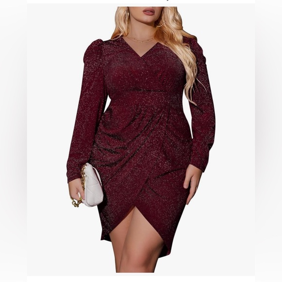 Plus Size Women's Sequin Sparkly Glitter Party Club Dress Size 20W - Picture 1 of 4